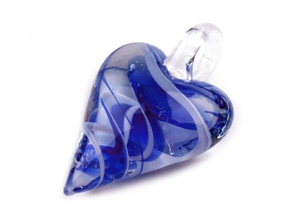 Srdce kobaltová modrá