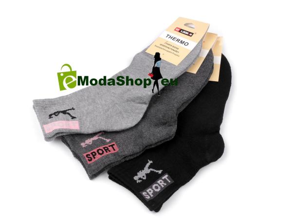 Dámske bavlnené ponožky thermo športové (rôzne farby, veľkosti)
